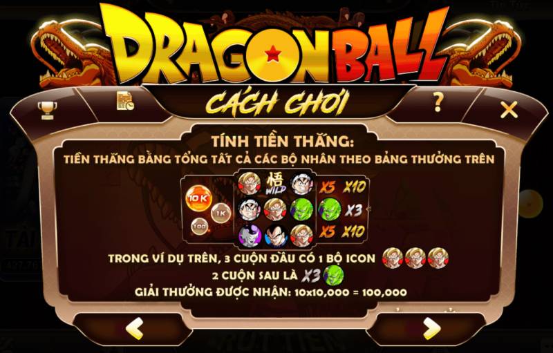 Cach tinh tien thang dragon ball