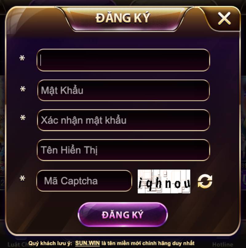 Nhập Thông Tin Cần Thiết